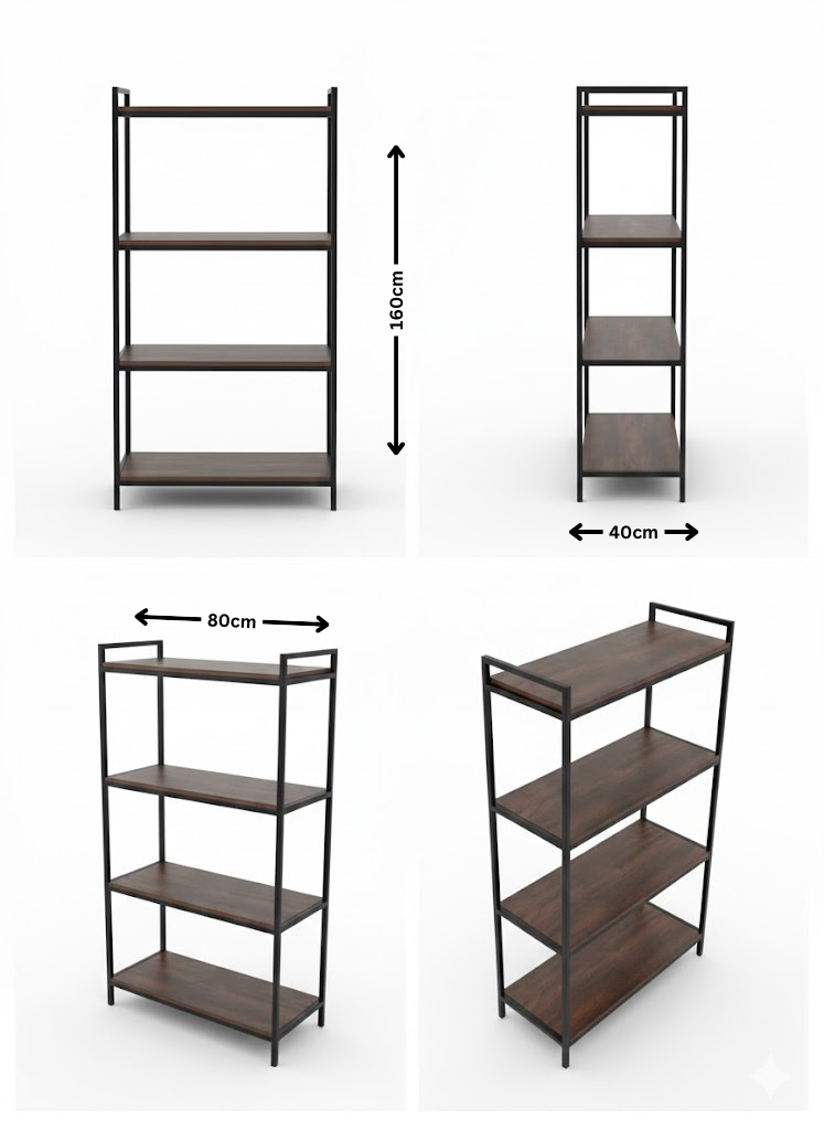 منظم المطبخ مايكرو شيف – رف مايكروويف 4 أدوار