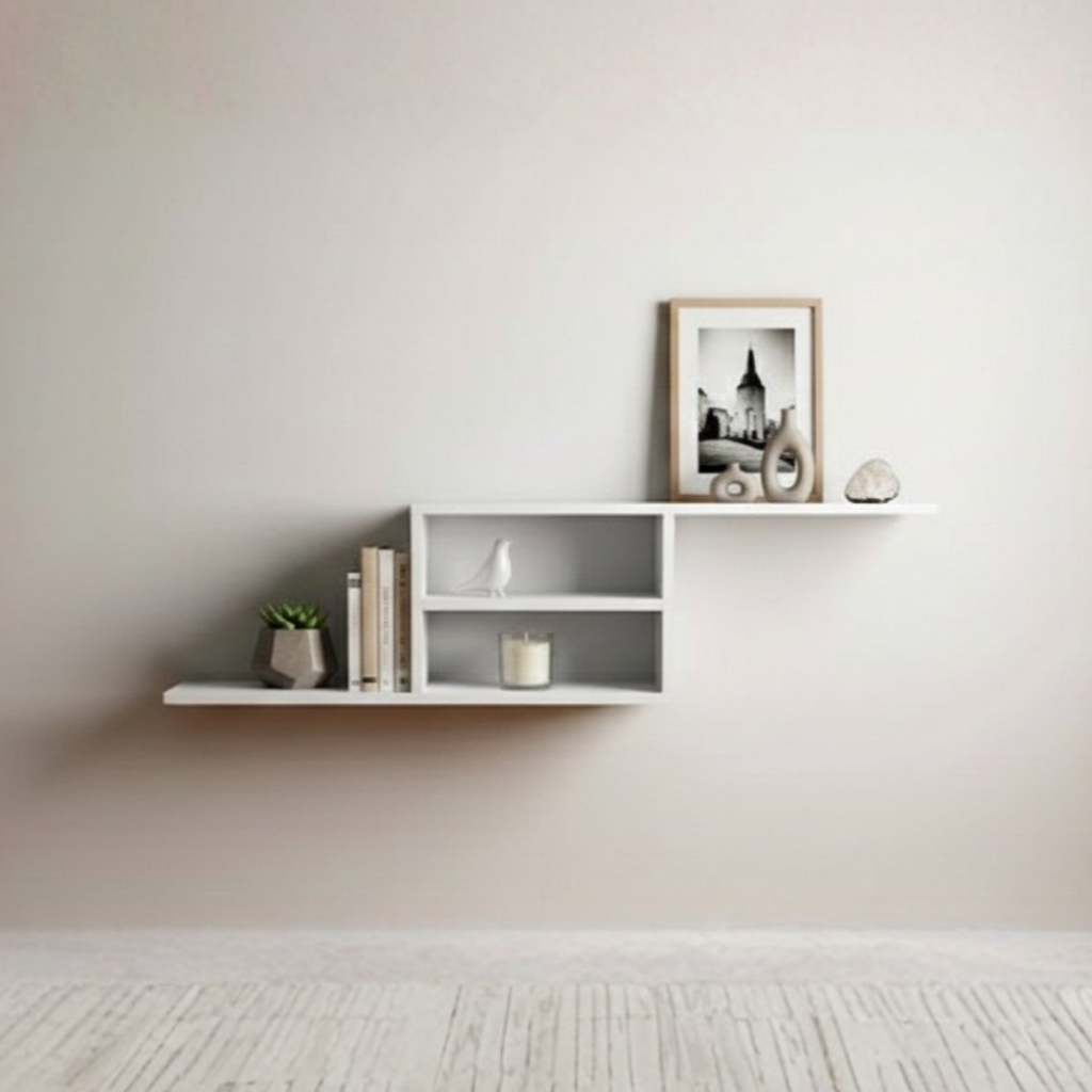 رف تلفزيون حائط / رف ديكور مودرن – لوما 120 سم